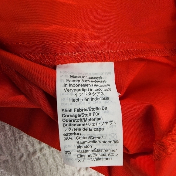 J. Crew Orange Crossover Midi Dress Size 00 - Picture 5 of 12